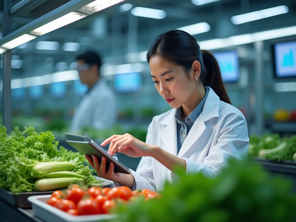 Contrôle qualité des légumes biologiques